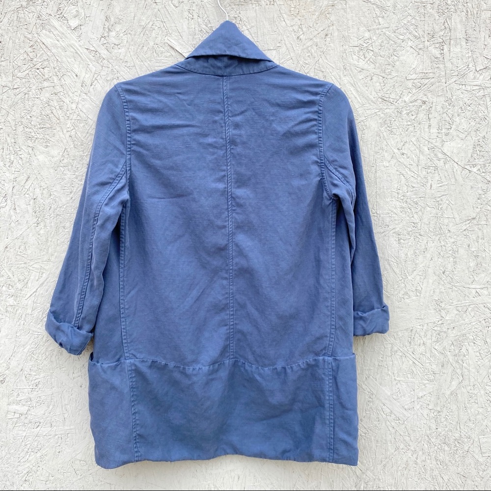 Wilfred Aritzia Chevalier Linen Blend Open Front Jacket XS - Picture 5 of 6